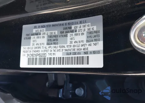 2023 Mazda Cx-30 2.5 S Preferred from USA, damaged, VIN 3MVDMBCM8PM582063